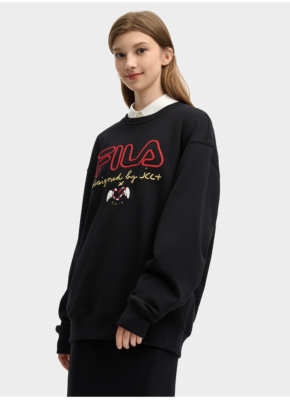 FILA CORE LIFESTYLE ORIGINALE FILA SOPHEY Men Sweatshirt (Black / White)