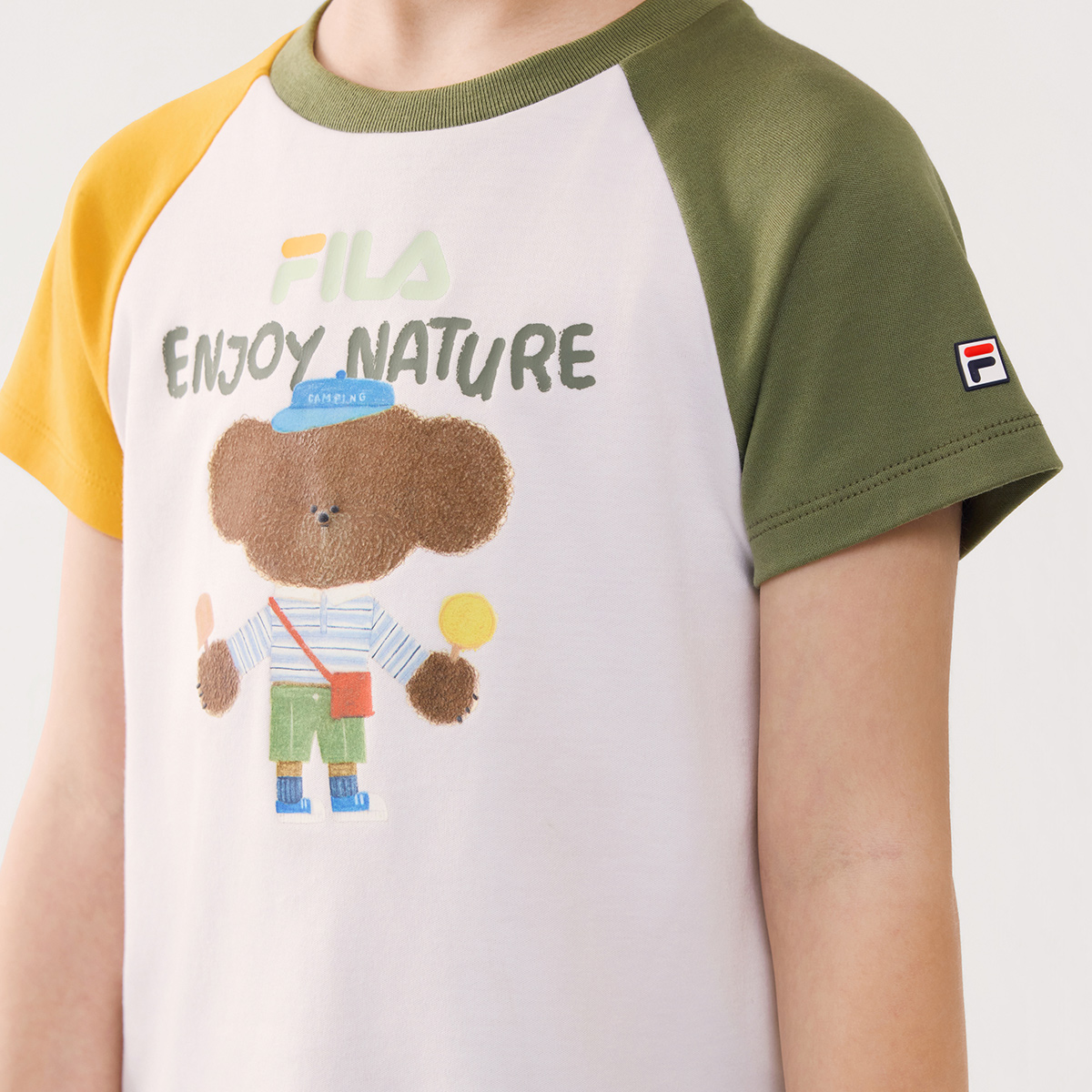 FILA KIDS CROSS OVER Boys Knitted Short Sleeve Top
