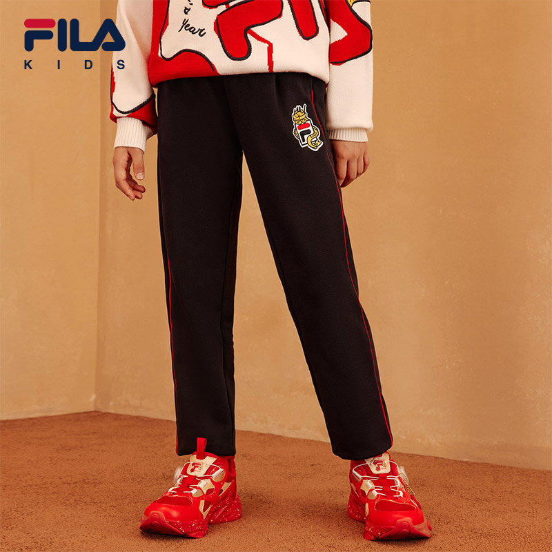 FILA KIDS ORIGINALE Girl's Knit Pants in Navy