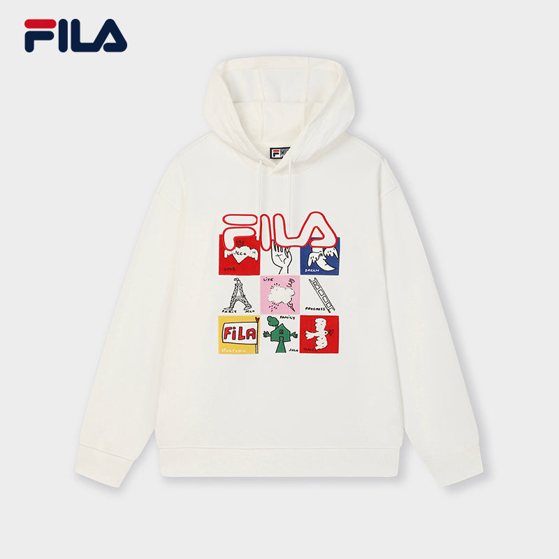 FILA CORE LIFESTYLE ORIGINALE FILA SOPHEY Men Hoodie (Red White