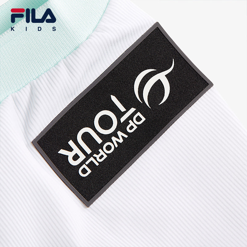 FILA KIDS PERFORMANCE GOLF Girl's Short Sleeve Polo in Light Green