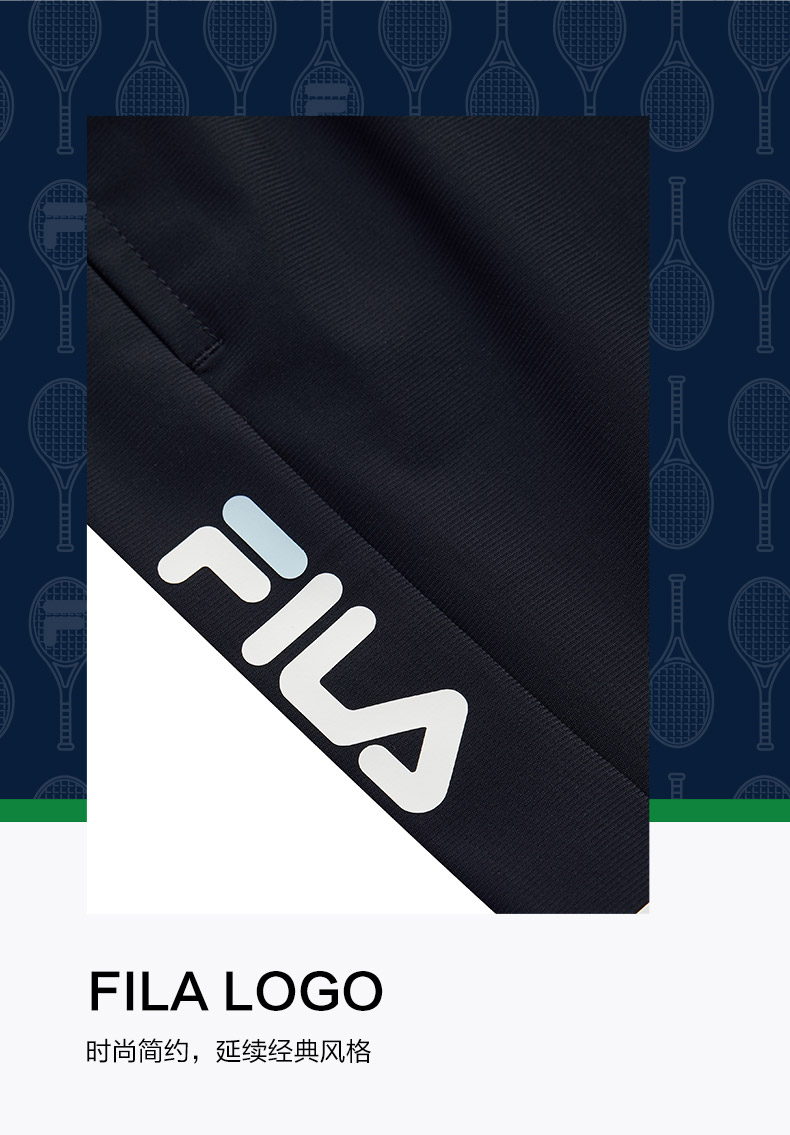 (105-130cm) FILA KIDS TENNIS Boy's Knit 5 Inch Pants in Navy