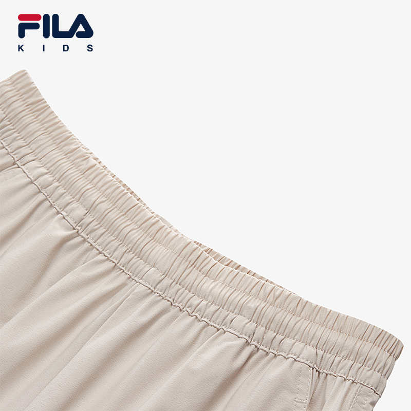 FILA KIDS WHITE LINE x RMN Boys Woven Short Pants in Light Khaki