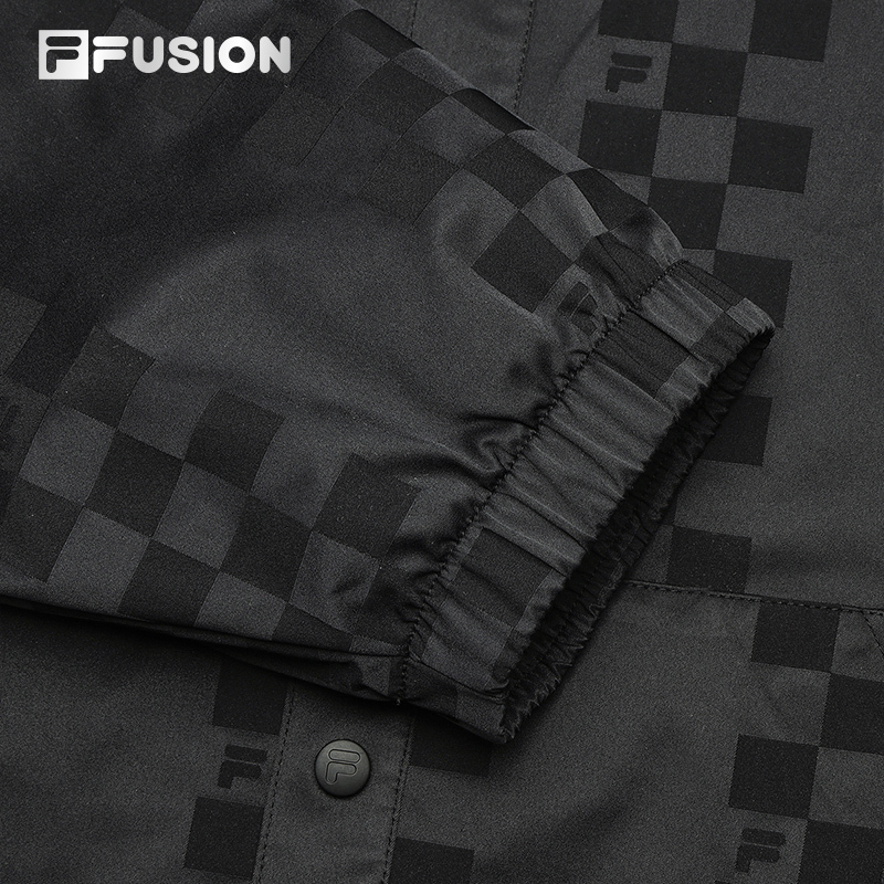 FILA FUSION INLINE UNIFORM Mens Woven Jacket in Black