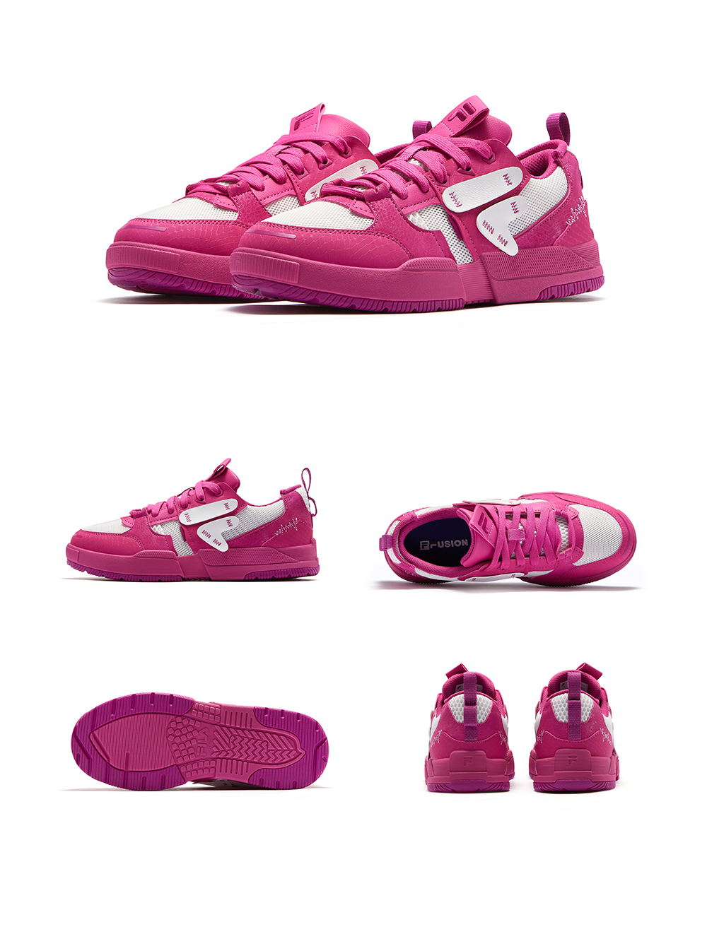 FILA FUSION FUSION GEOMETRY Women Skate Shoes (White / Pink)