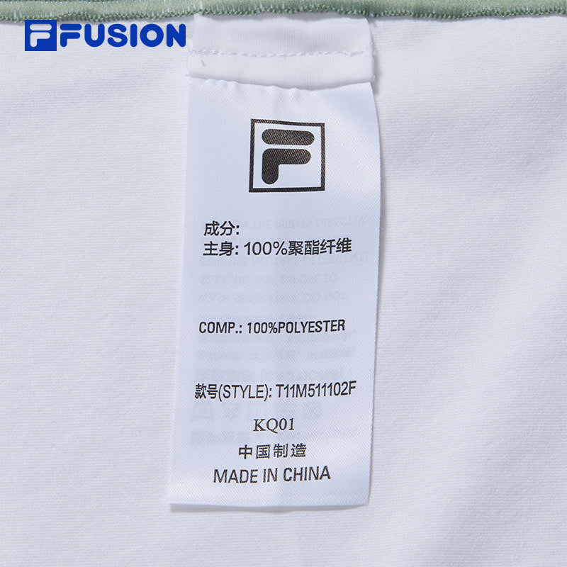 FILA FUSION INLINE URBAN TECH VR IN VIRTUAL REALITY Men Short Sleeves T-Shirt (Black / White)