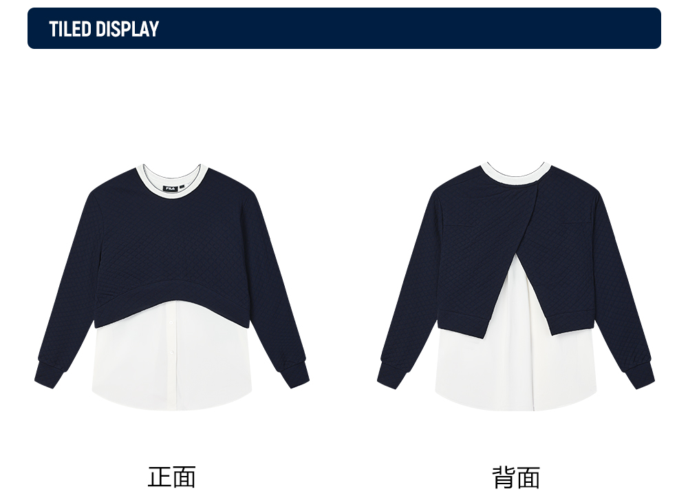 FILA CORE LIFESTYLE FILA EMERALD CHEVAL BLANC COURCHEVEL Women Women's Top (Navy)