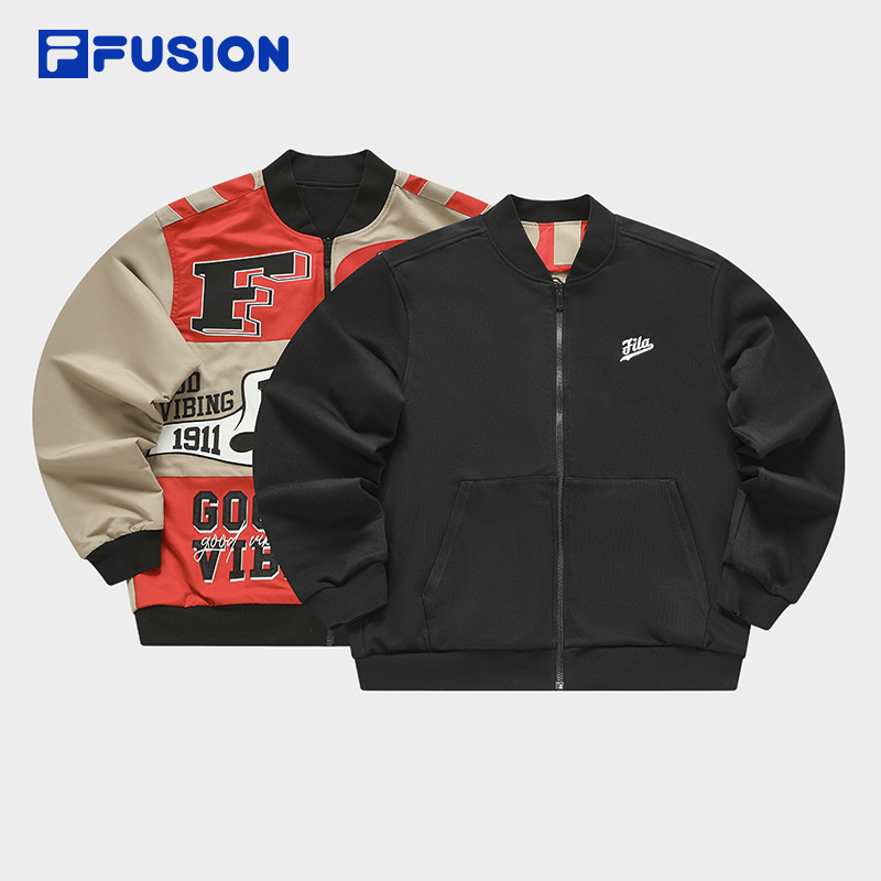 [ CNY Collection ]FILA FUSION  INLINE CULTURE Chinese New Year Men's Woven Top in Brown