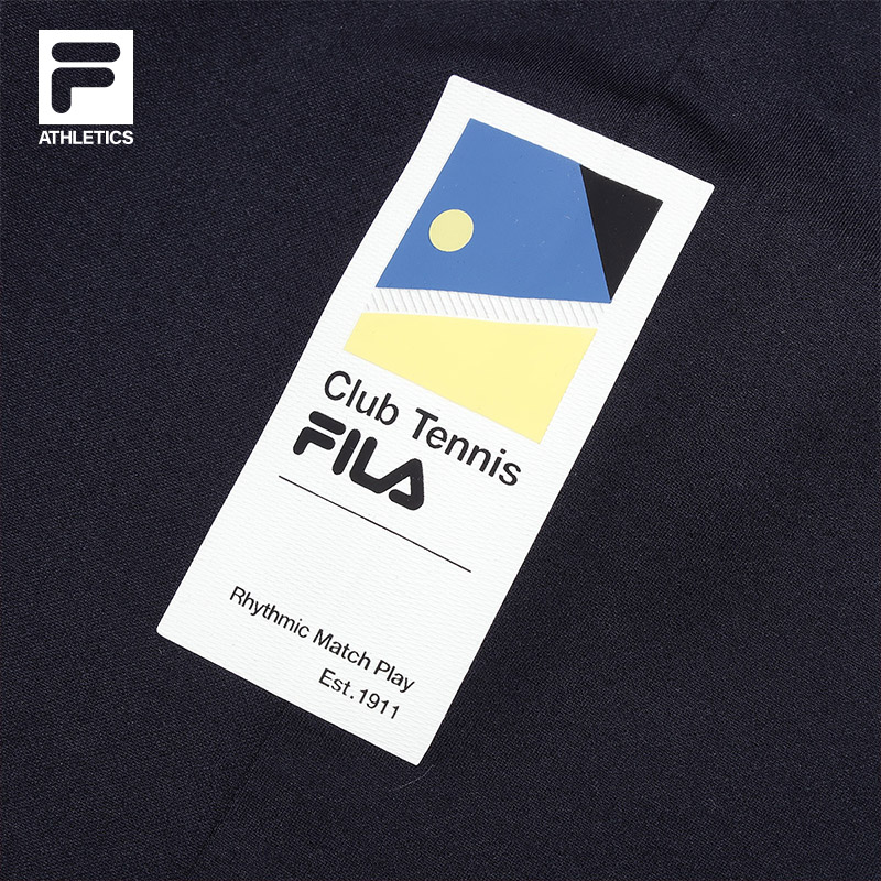 FILA CORE ATHLETICS TENNIS Women Short Sleeve T-shirt (Navy / White)