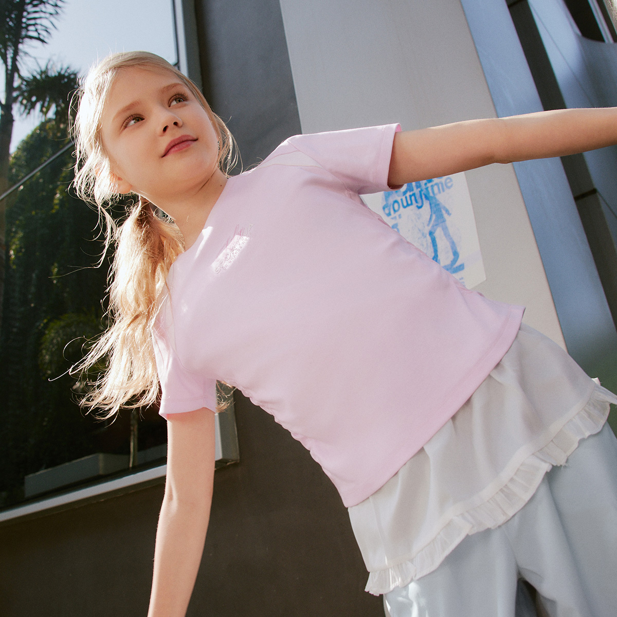 FILA KIDS ORIGINALE Girls Short Sleeves T-Shirt