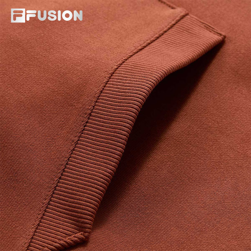 FILA FUSION INLINE FUSIONEER PURE SOPHISTICATION Unisex Hoodie (Brown)