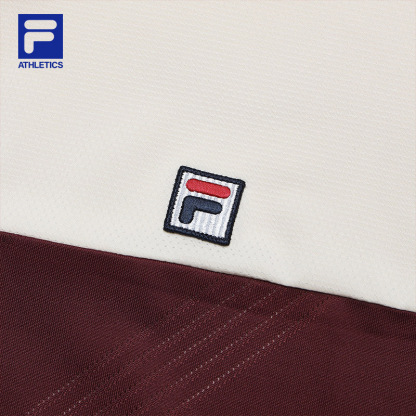 FILA CORE SPORTS ATHLETICS TENNIS Men Short Sleeve Polo in Beige