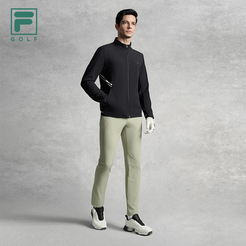 FILA CORE ATHLETICS GOLF ELITE GOLF CLUB Men Woven Top (Black)