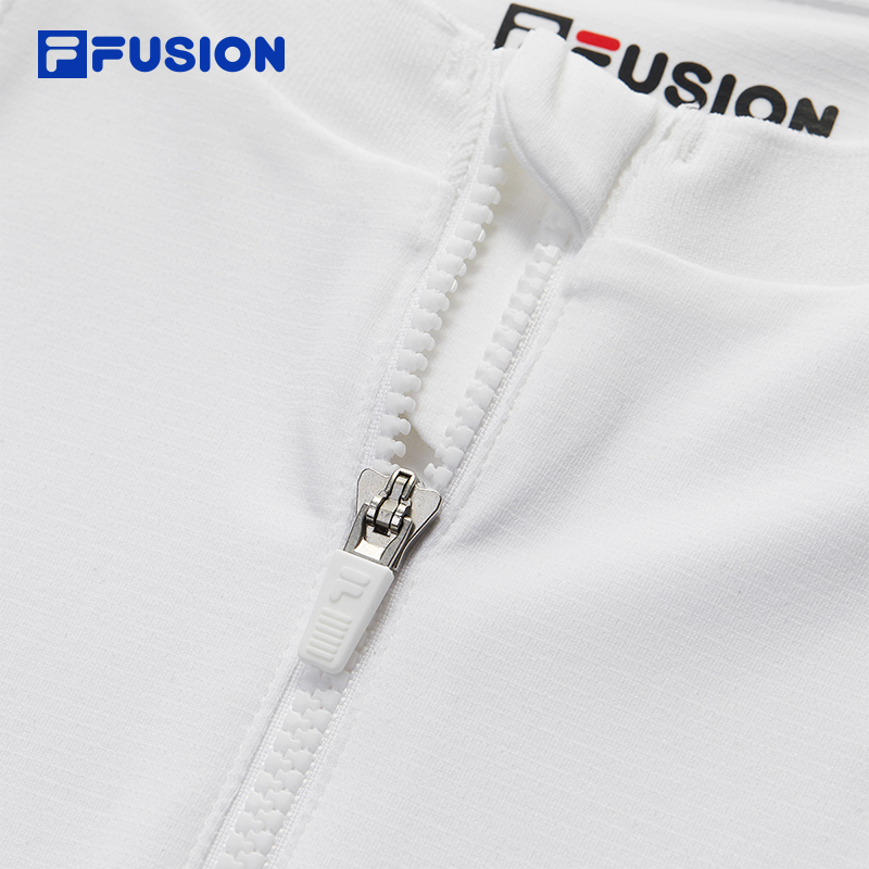 FILA FUSION URBAN TECH Women Short Sleeve T-shirt (Grey/White)