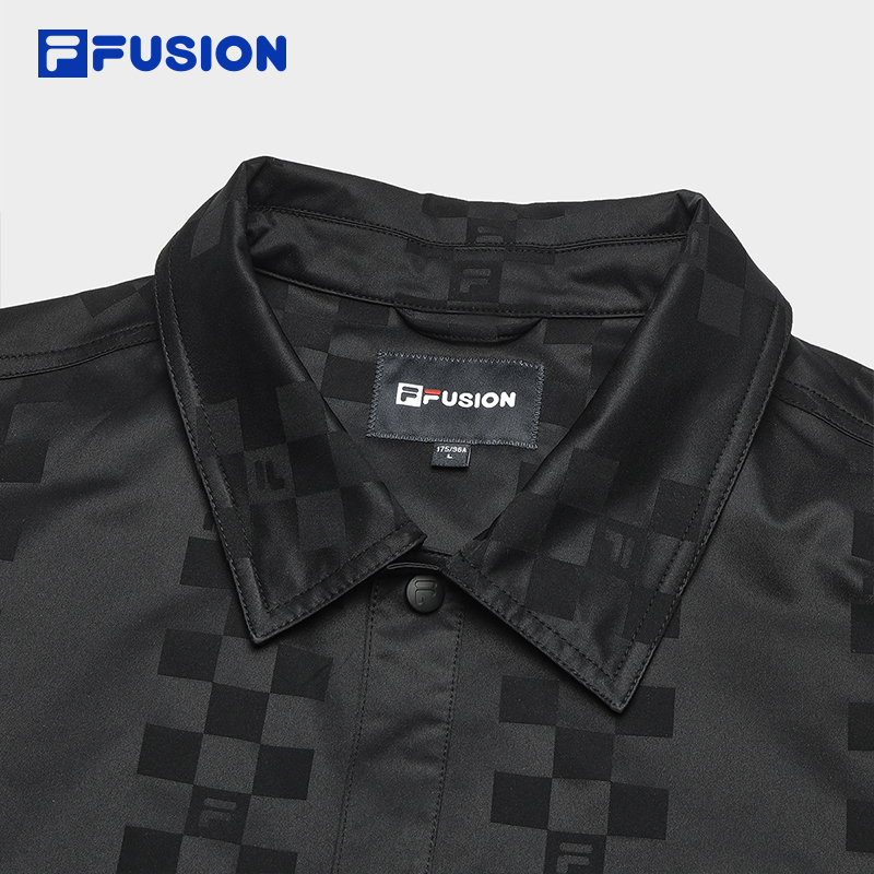 FILA FUSION INLINE UNIFORM Mens Woven Jacket in Black