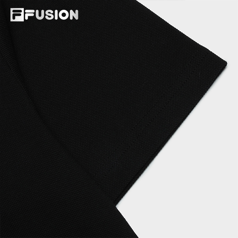 FILA FUSION INLINE CULTURE Men Short Sleeve Polo in Black