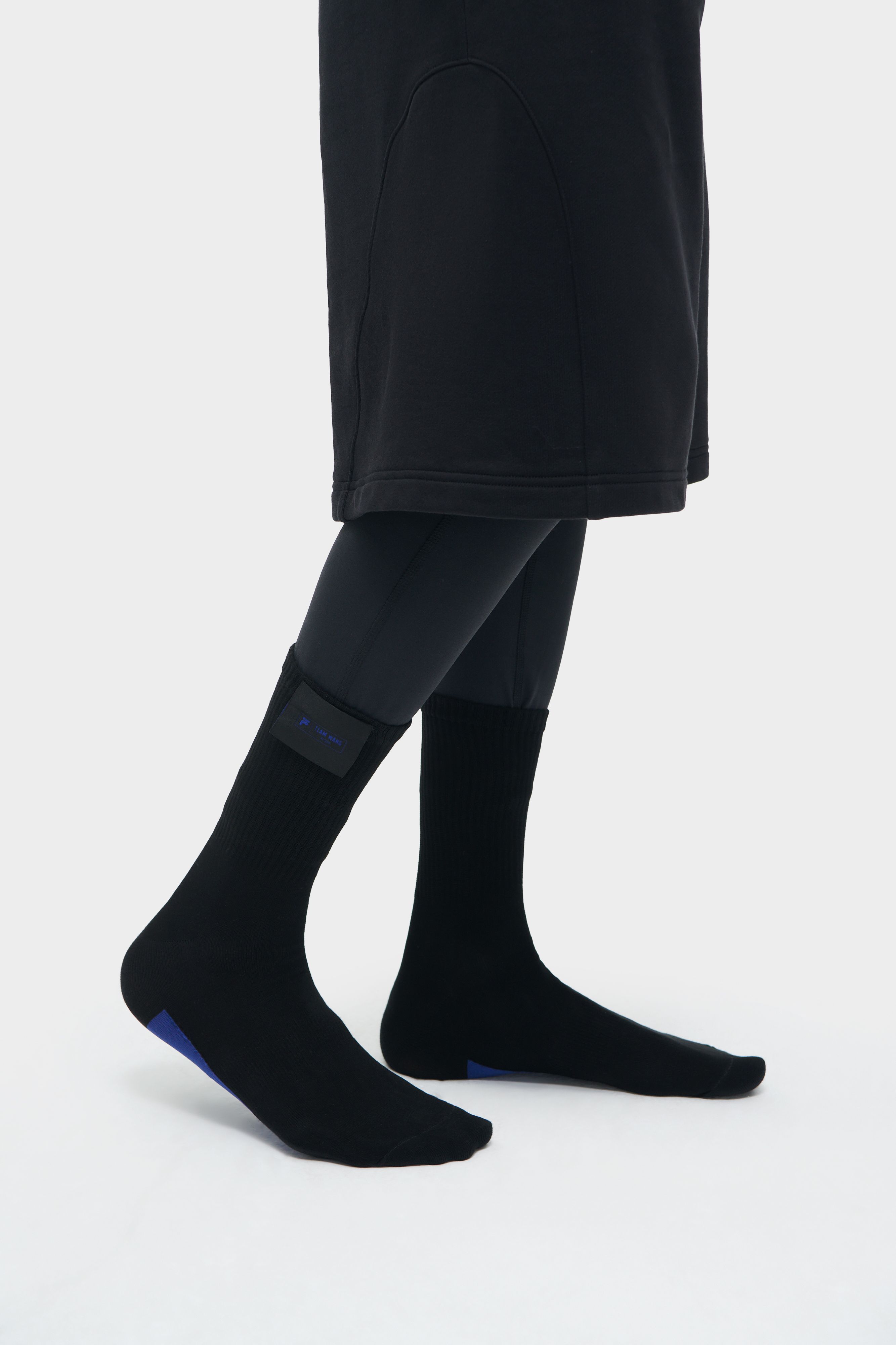 FILA FUSION x TEAM WANG DESIGN Unisex Knee High Socks in Black
