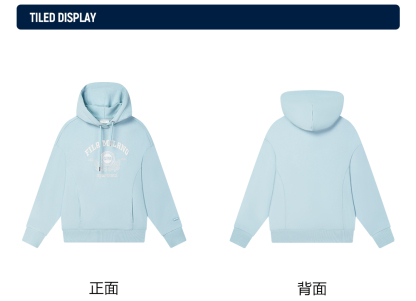 FILA CORE LIFESTYLE FILA MILANO STUDIO IN MILAN Women Hoodie (Blue)