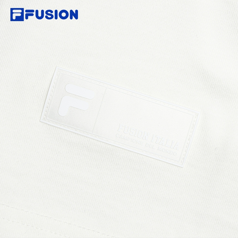 FILA FUSION BASKETBALL INLINE UNIFORM Men's Short Sleeve T-shirt (White / Brown - Cotton)