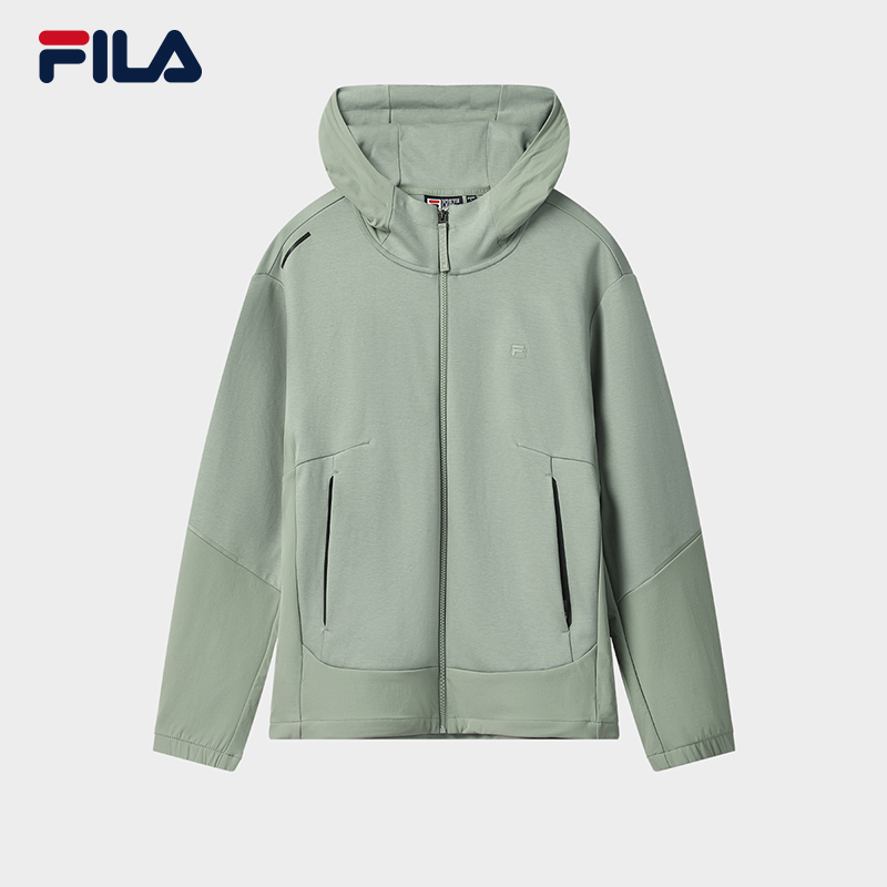 FILA CORE LIFESTYLE WHITE Men Hooded Jacket