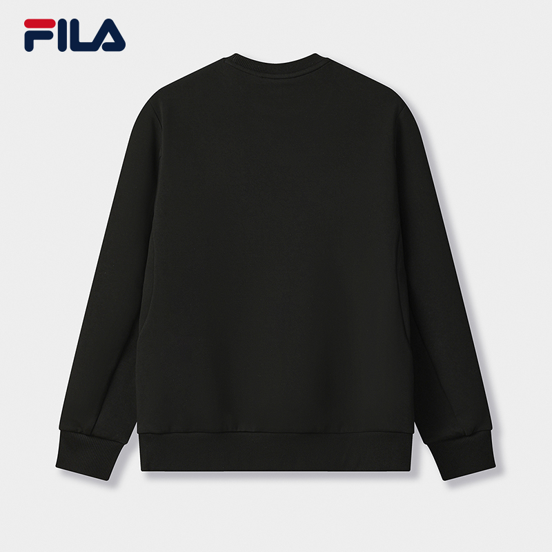 FILA CORE LIFESTYLE WHITE Men Sweatshirt (Black/White)
