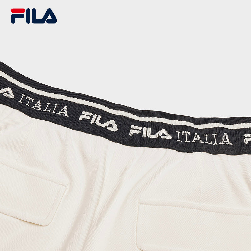 FILA CORE LIFESTYLE FILA EMERALD CHEVAL BLANC COURCHEVEL Women Knit Pants (White)