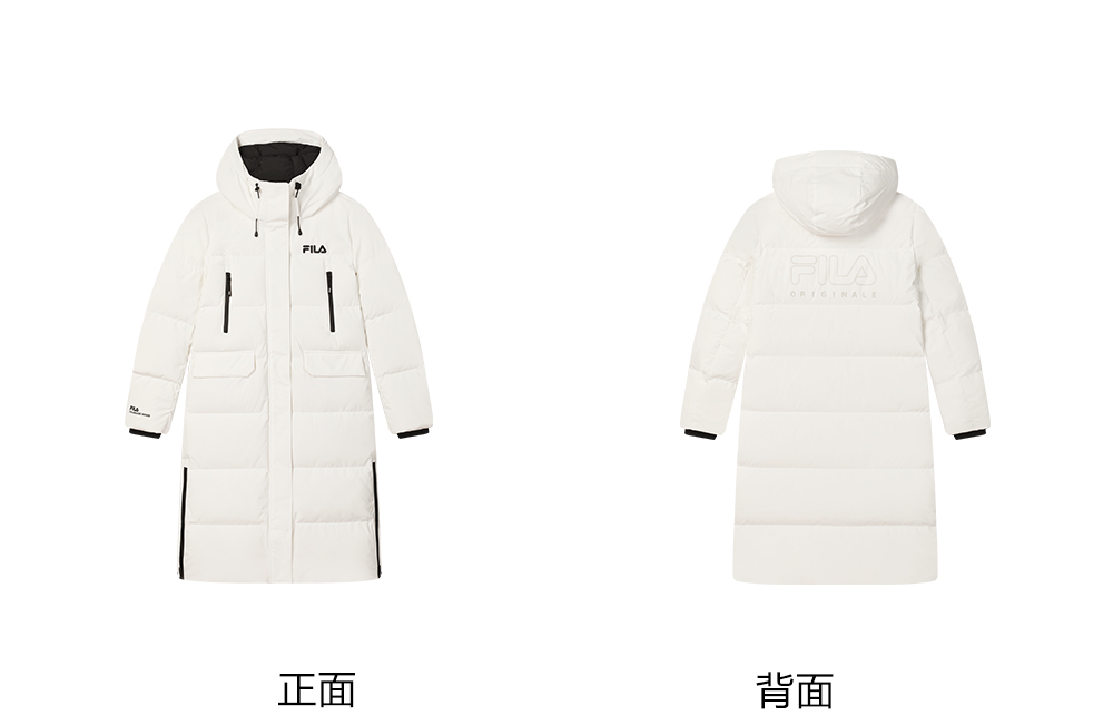 FILA CORE LIFESTYLE FILA ORIGINALE WINTER TENNIS CLUB Women Down Jacket (Black / Pink / White)
