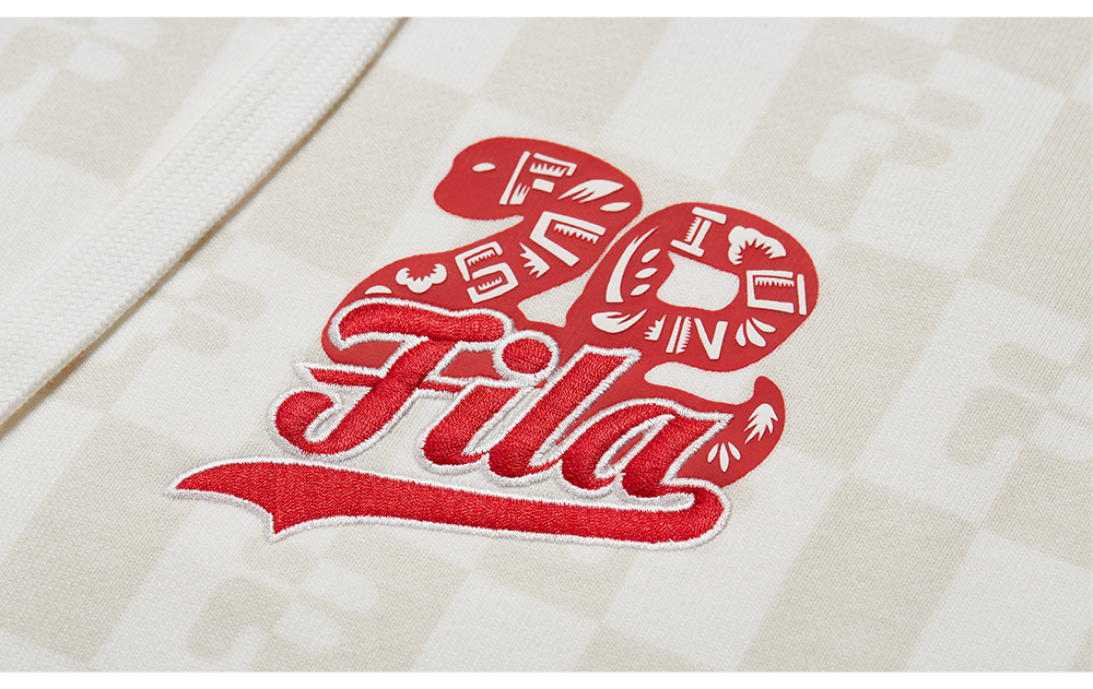 FILA FUSION INLINE CULTURE CNY COLLECTION Women Hoodie (Red / White)