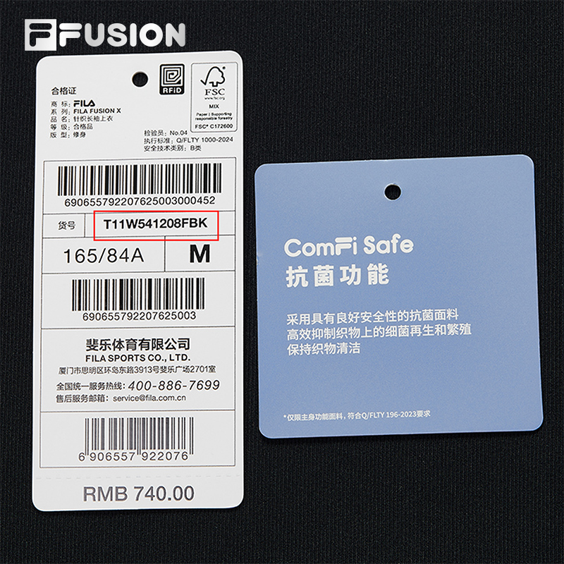 FILA FUSION INLINE URBAN TECH Women Long Sleeve Top