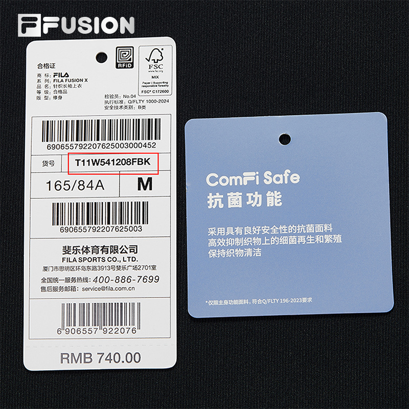 FILA FUSION INLINE URBAN TECH Women Long Sleeve Top