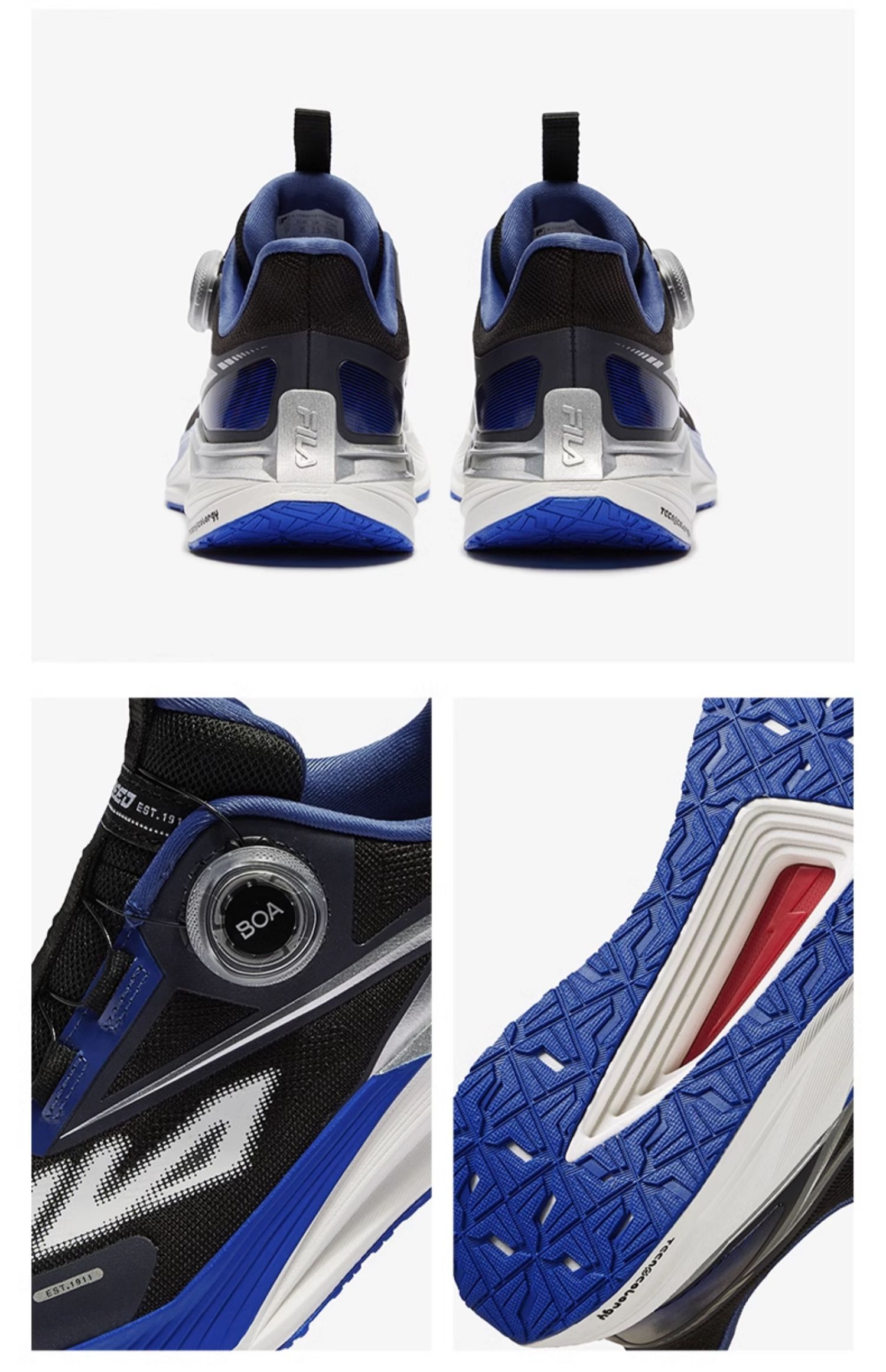 (EU 33- 39) FILA KIDS PERFORMANCE SPEED 5 Boys/Girl's Running Shoes
