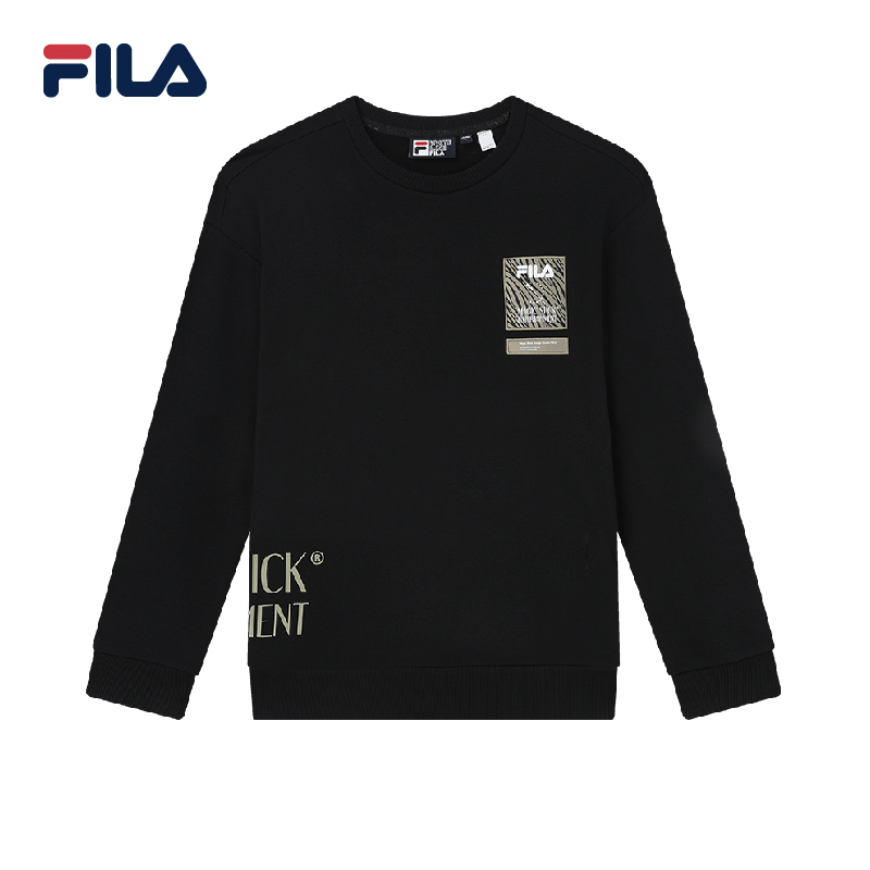 FILA CORE Men's MAGIC STICK WHITE LINE ORIGINALE Sweater in Black