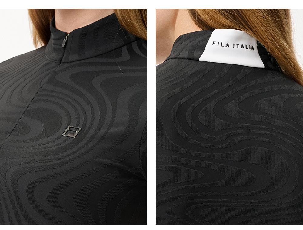 FILA CORE ATHLETICS GOLF MODERN FUSHION Women Short Sleeves T-Shirt (Black / White)