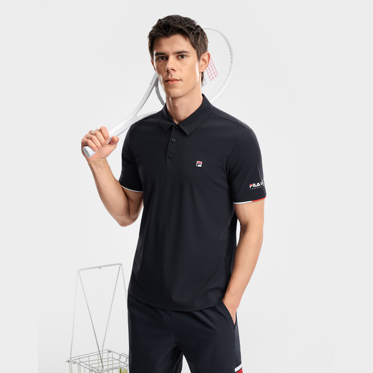 FILA CORE ATHLETICS TENNIS Men Short Sleeve Polo