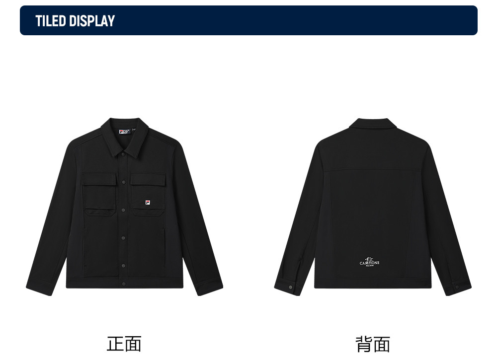 FILA CORE LIFESTYLE HERITAGE SPRING IMAGINATION Men Jacket (Black)