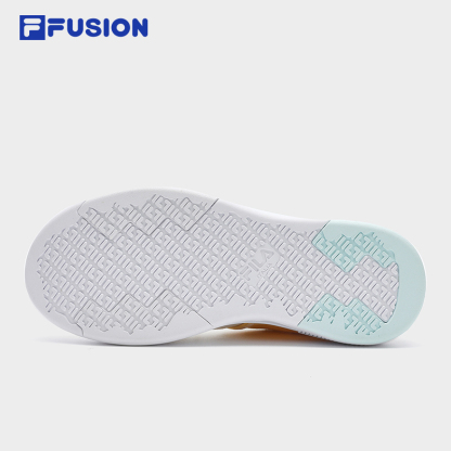 FILA FUSION POP III SE FUSION SKATEBOARDING Women's Lifestyle Sneakers (Black / White / Yellow Shoes)