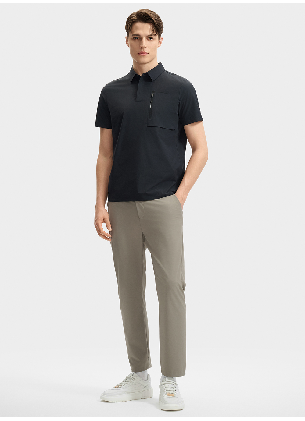 FILA CORE LIFESTYLE BLUE Men Woven Pants (Ash)