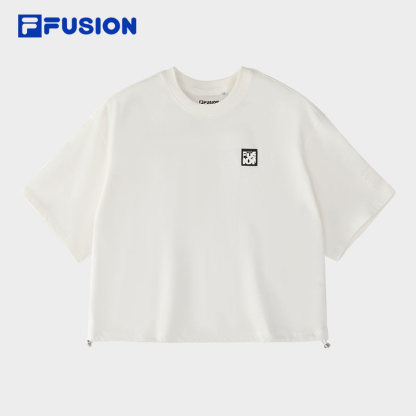 FILA FUSION INLINE FUSION X - WORKWEAR DANCE CITY GROOVE Women Short Sleeves T-Shirt (White)