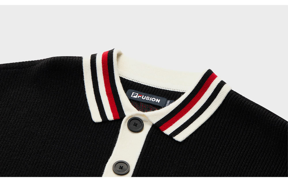 FILA FUSION INLINE CULTURE CNY COLLECTION Unisex Knit Sweater (Black)