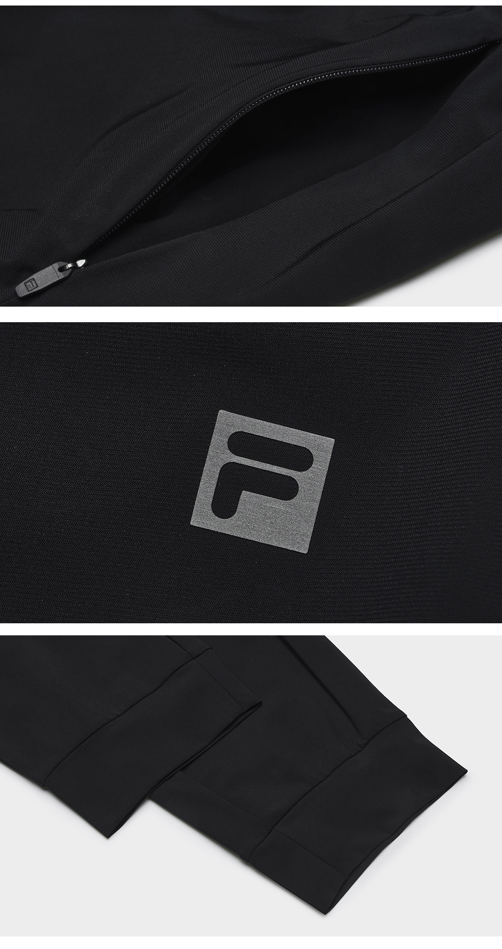 FILA CORE ATHLETICS FITNESS MEN ARTE ELEGANTE Men Knit Pants (Black)