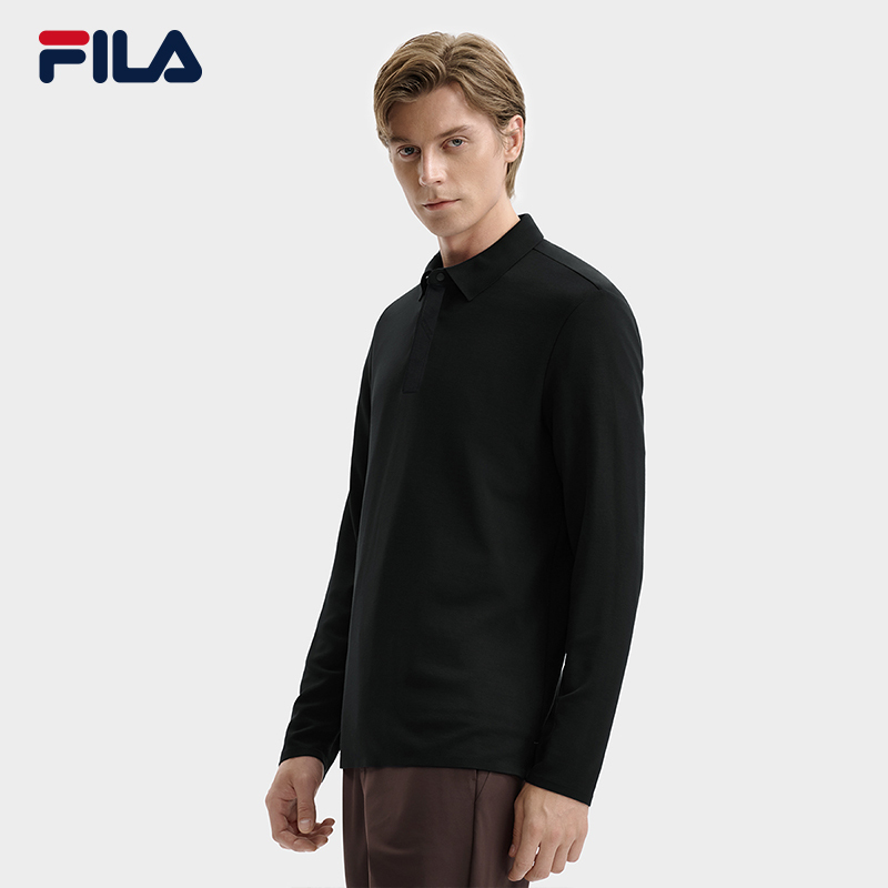 FILA CORE LIFESTYLE BLUE Italian excellence 1 Men Long Sleeve Top (Black/Brown)