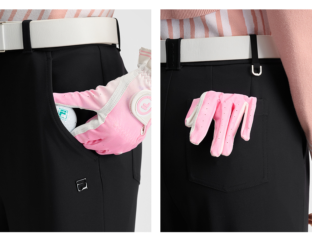 FILA CORE ATHLETICS GOLF MODERN FUSHION Women Woven Pants (Black)