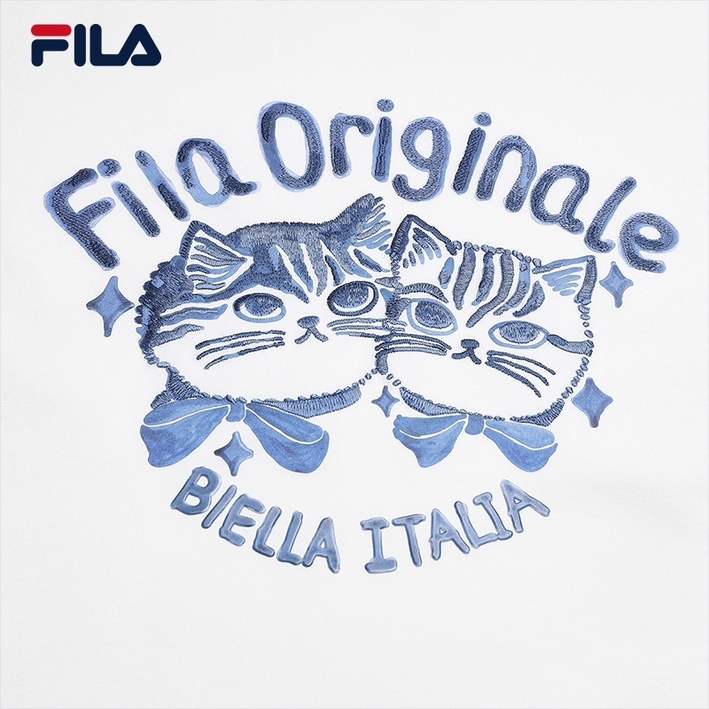 FILA WOMEN'S ORIGINALE Knitted Short Sleeve Top