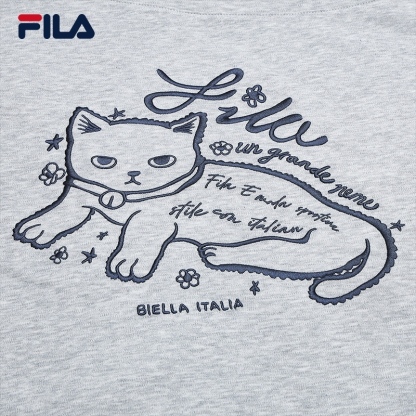 FILA CORE ORIGINALE Women Knit Short Sleeve Shirt 