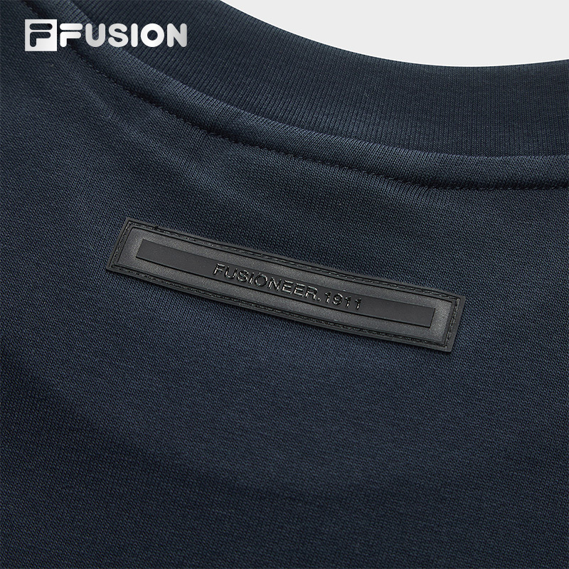 FILA MEN'S FUSIONEER Knitted Short Sleeve Top