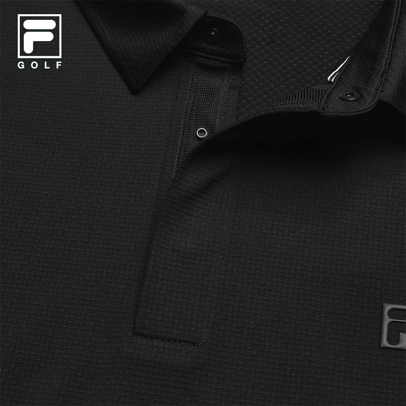 FILA MEN'S GOLF Knitted Short Sleeve Polo Shirt