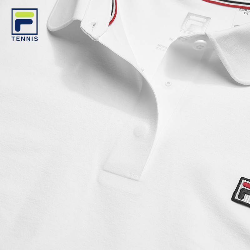 FILA WOMEN'S TENNIS Knitted Short Sleeve Polo Shirt