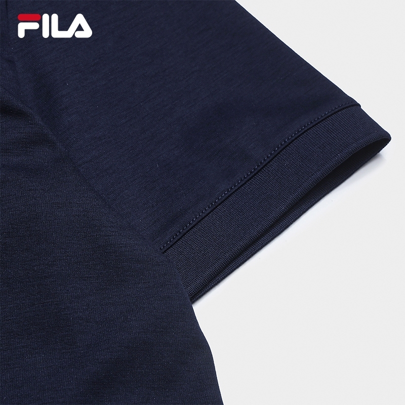 FILA MEN'S HERITAGE Knitted Short Sleeve Polo Shirt