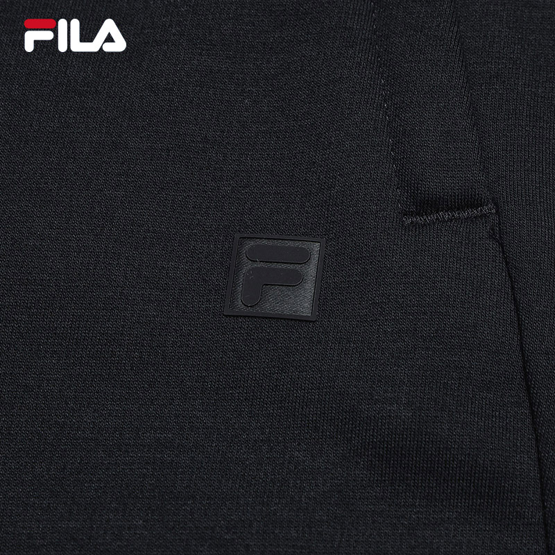 FILA CORE Women WHITE Knitted Pants NAVY