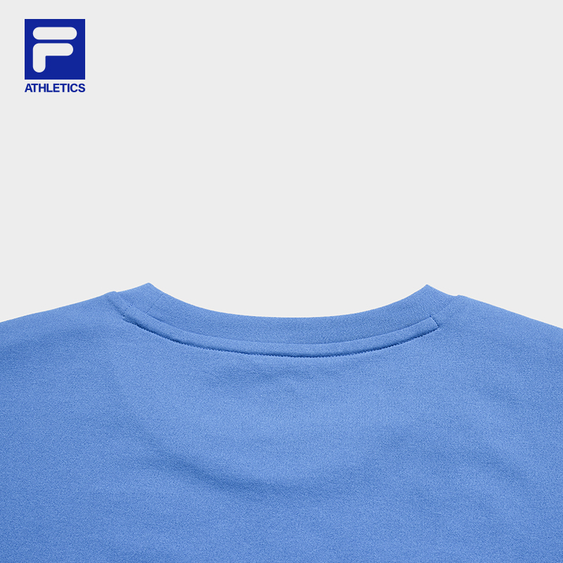 FILA MEN'S FITNESS Knitted Short Sleeve Top